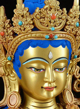 欧斯特客厅摆件铜像鎏金