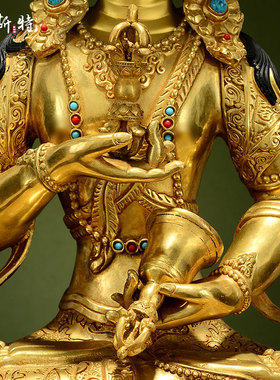 全鎏金室内家用金刚萨埵摆件