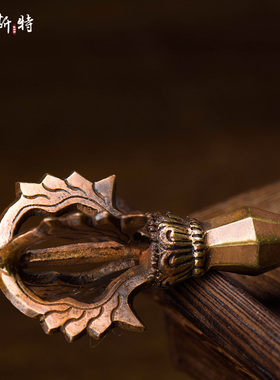 欧斯特尼泊尔手工上铜下铁摆件