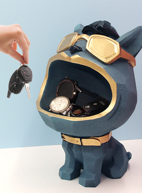 入户进门口放钥匙轻奢风招财鹿鹿