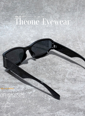 曲面镜面猫眼偏光墨镜女