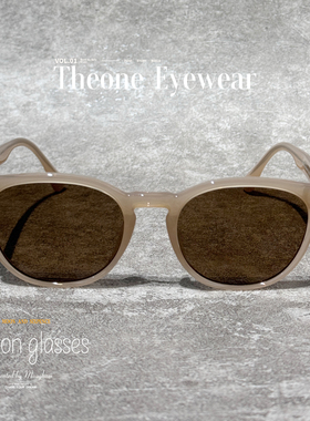 复古偏光圆框防紫外线太阳镜