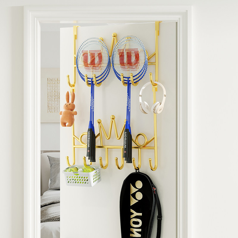 门后挂钩挂衣架门上衣服包包收纳门口挂架挂衣钩羽毛球拍运动用品,淘宝优惠券,粉丝福利购,淘宝优惠卷