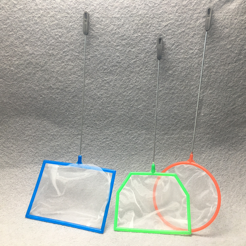 鱼缸细眼网孔鱼捞网高密度纱网兜鱼苗丰年虾卵水蚤活饵手捞网渔捞 - 图0
