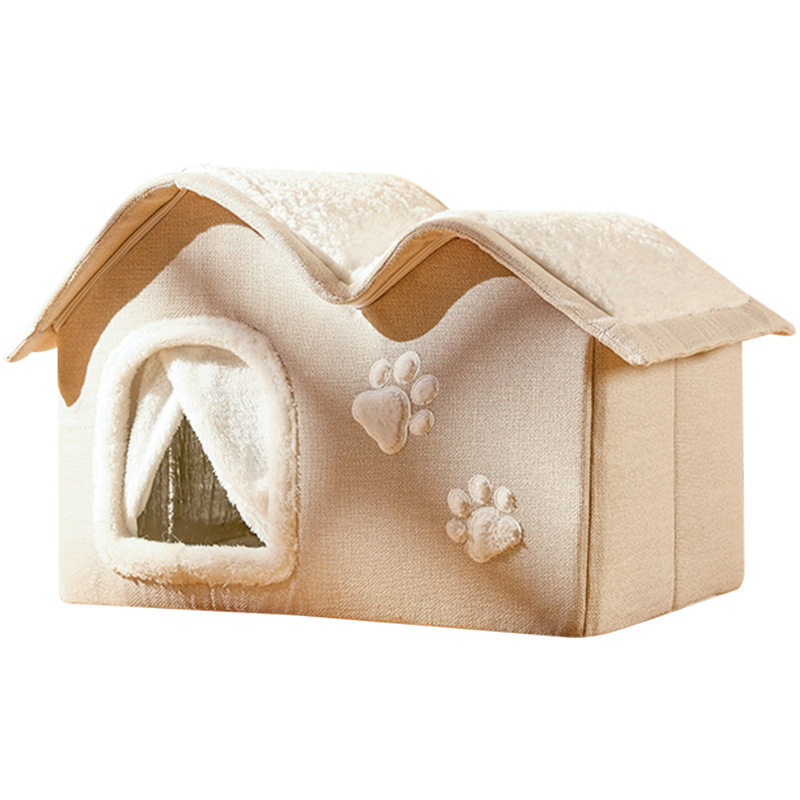 猫狗房子窝冬天保暖小型犬猫狗四季通用可狗屋猫窝床宠物用品,淘宝优惠券,粉丝福利购,淘宝优惠卷