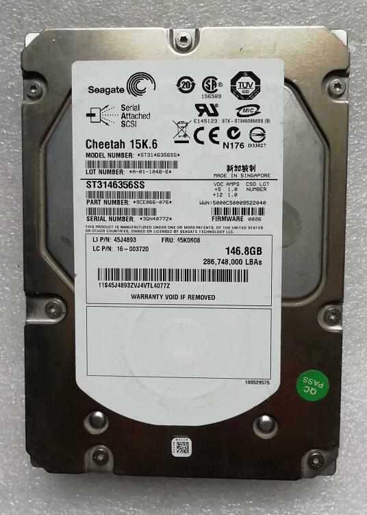 Seagate/希捷 ST3146356SS 146G SAS 15K 3.5英寸R系列服务器硬盘 - 图1