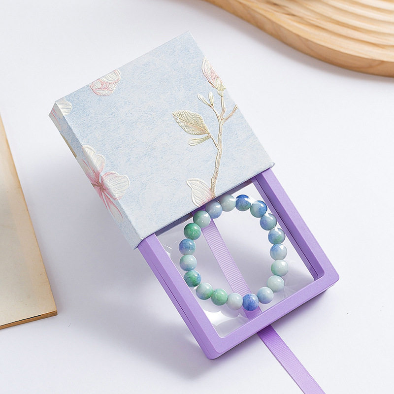 国风抽拉首饰盒手串收纳盒PE膜悬浮盒戒指耳钉项链手链胸针饰品盒,淘宝优惠券,粉丝福利购,淘宝优惠卷