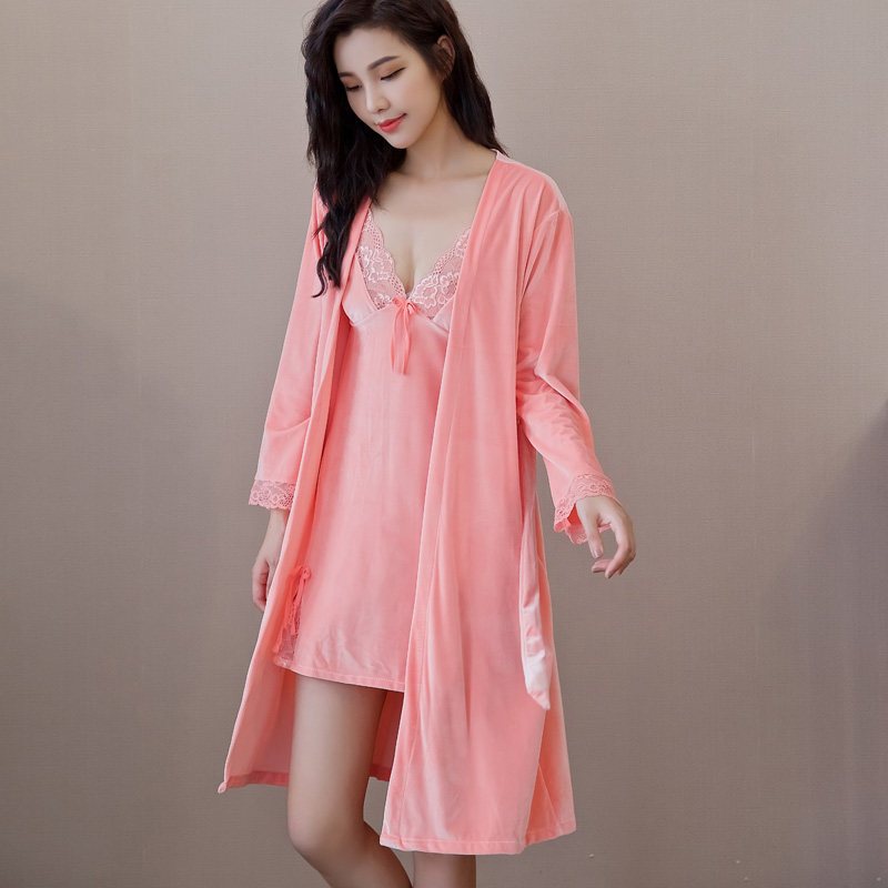 秋冬女性感睡衣 歌尼诗睡裙