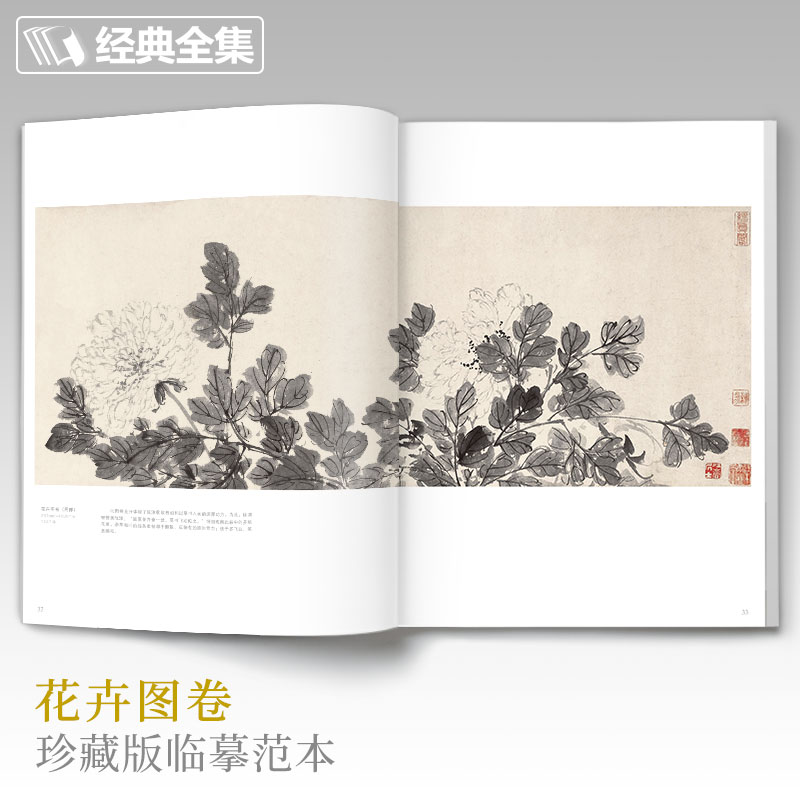 陈淳画集 8开中国画临摹画册书籍写意水墨国画花鸟鱼虫山水走兽技法教材高清临本册页花卉禽鸟名作赏析鉴赏杨建飞主编-图1