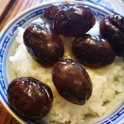 沈爷的宝贝私人订制肥瘦5:5香肠爆浆酒香黑蒜小肉弹500g/袋*2袋 - 图1
