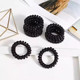 Phone cord hair band for women, simple hair accessories, phone circle, seamless headband, rubber band, black thin hair band, internet celebrity hair band