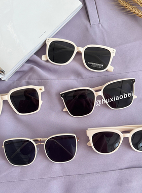 防晒椭圆复古男女百搭墨镜