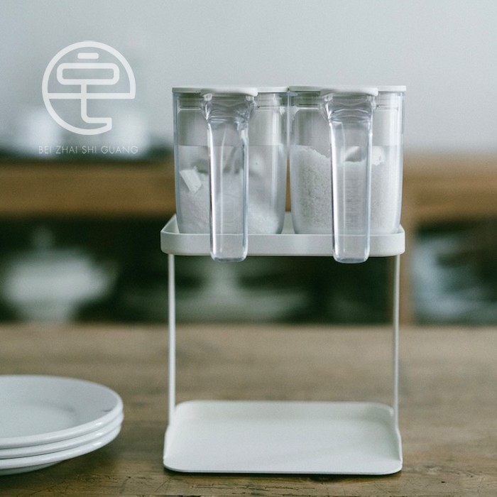 日本marna调料架厨房台面调味瓶储物罐置物架家用佐料盒收纳架子 - 图2