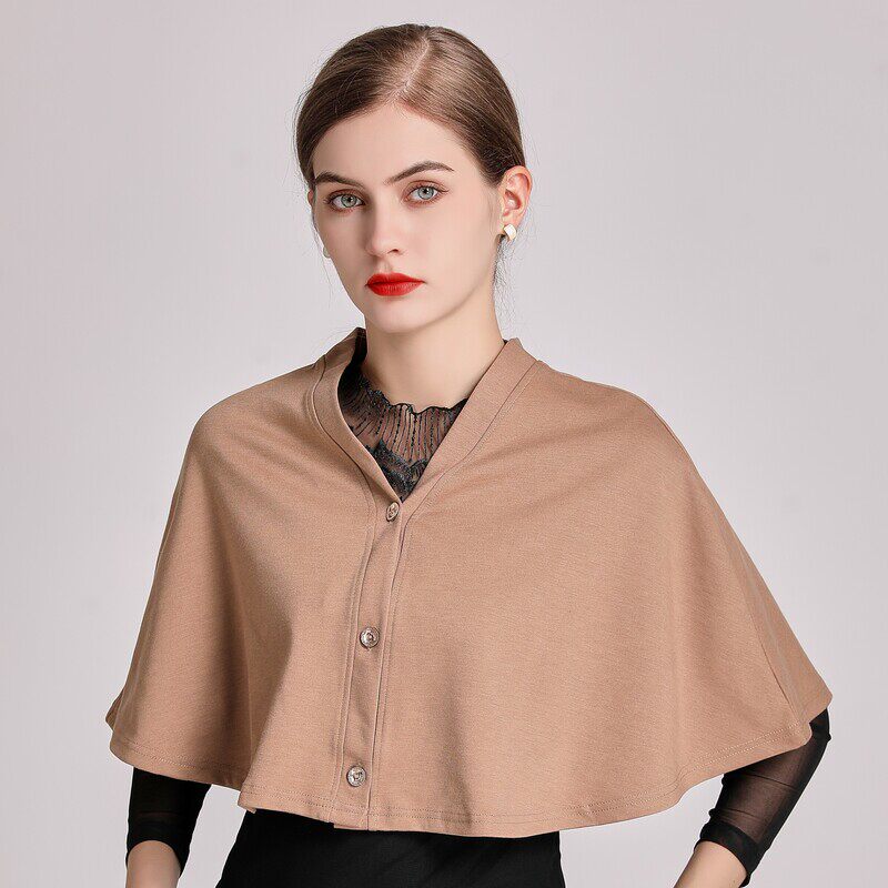 2022斗蓬护肩颈椎坎肩睡觉保暖披风 olnvcx围巾/丝巾/披肩