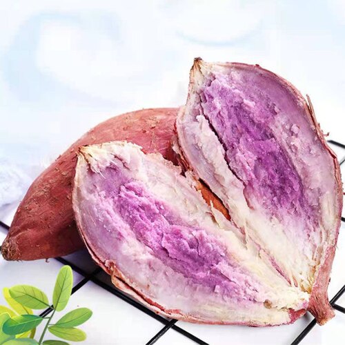 冰淇淋红薯一点红紫薯新鲜5农家花心板栗南沙地粉糯香甜干面地瓜-图0