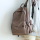 School bag solid color large and small backpack travel backpack