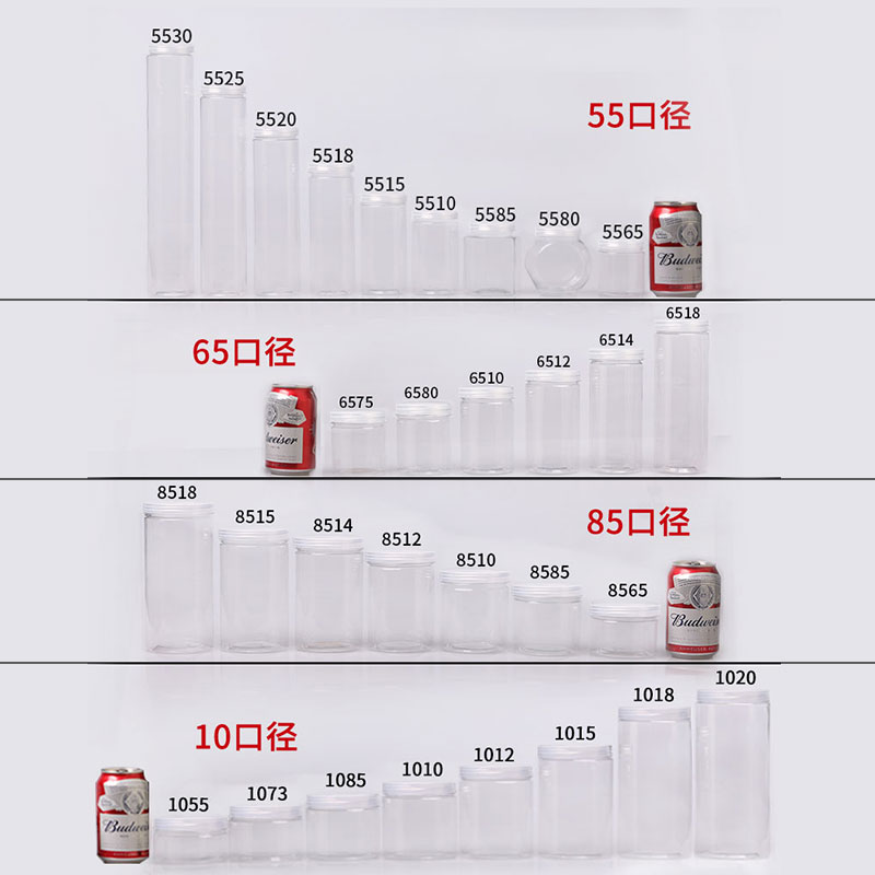 PET透明塑料瓶食品密封罐包装瓶辣椒酱瓶500ml花茶瓶蜂蜜瓶塑料罐-图1