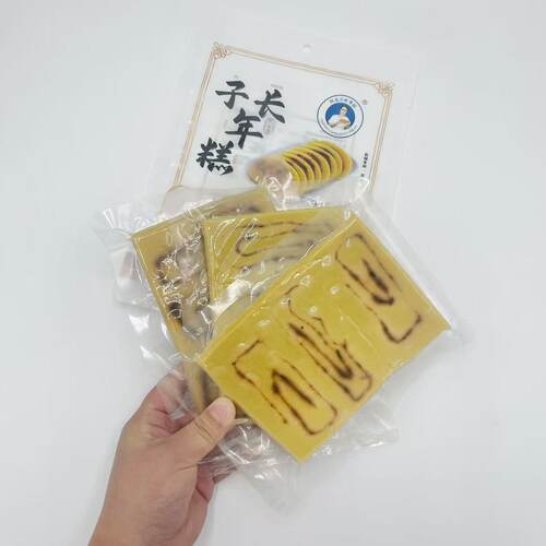 陕北特产子长年糕 陕北枣糕黄米糕炸油糕糯米速食500克每袋9片装 - 图3