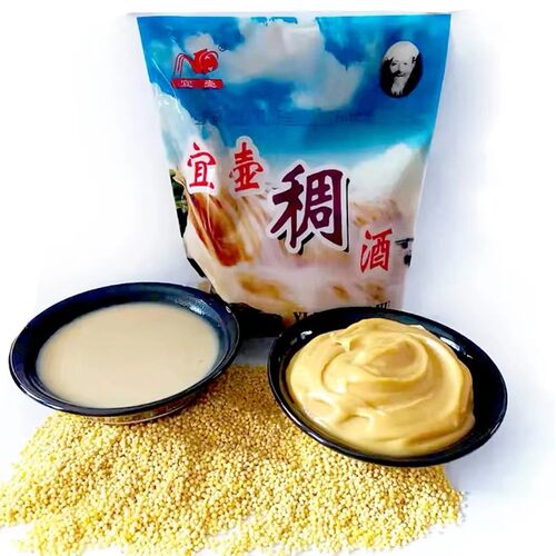 宜壶稠酒 陕北特产农家米酒软糜子米月子酒 宜川壶口黄酒 450g/袋 - 图3