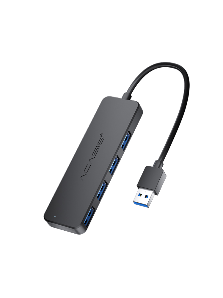 Acasis阿卡西斯USB2.0分线器小巧轻薄便携高速hub 4口转接扩展器-图3