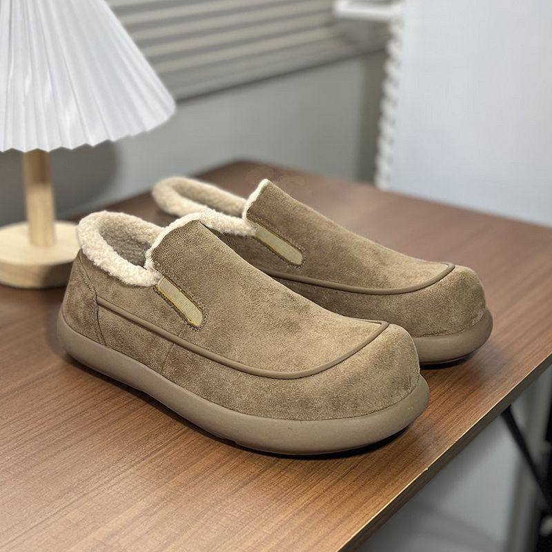 冬季加绒保暖一脚蹬雪地靴男全包勃肯鞋小土豆休闲乐福鞋加厚棉鞋,淘宝优惠券,粉丝福利购,淘宝优惠卷