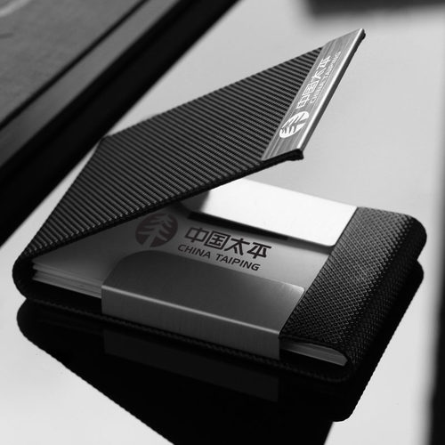 高档名片夹大容量男女式商务名片盒创意刻字名片夹商务男韩版时尚 - 图1