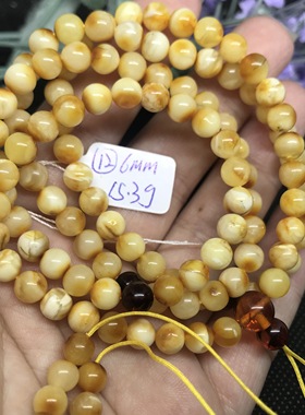 108颗花珀原矿蜜蜡微瑕