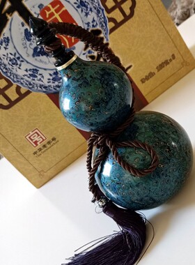 天然大漆 老漆  犀皮漆酒葫芦 装酒小葫芦文玩手把件包浆漆器葫芦