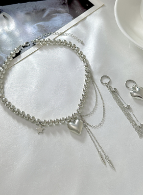 欧美跨境饰品ins风锁骨链