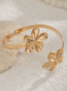 欧美跨境时尚个性夸张金属手镯