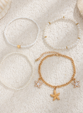 欧美跨境时尚个性夸张珍珠项链