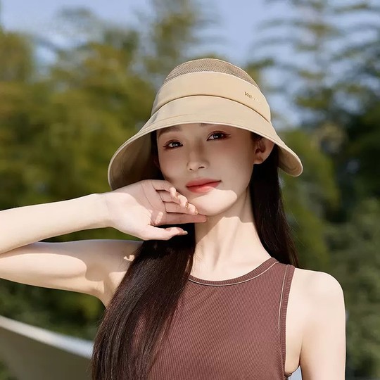 Шляпа для гольфа, пустой цилиндр, женская летняя солнцезащитная шляпа с защитой от ультрафиолета, спортивная шляпа из ледяного шелка с большими полями