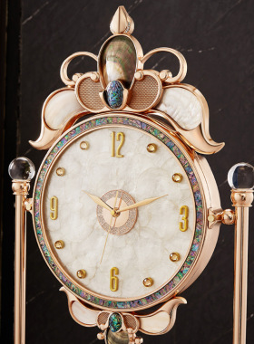 欧式轻奢落地钟家用客厅高档大座钟别墅现代创意钟表静音石英坐钟