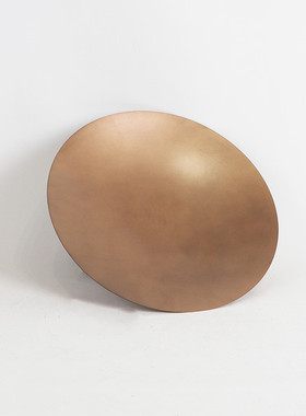 新中式仿古色金属花器桌面果盘艺术收纳铁艺托盘造景苔藓花艺摆件