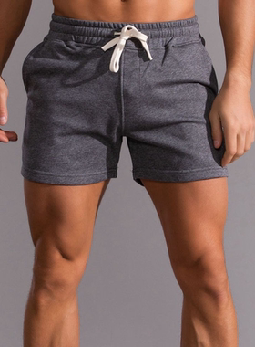 Men's simple solid color casual shorts男简约运动纯色休闲短裤