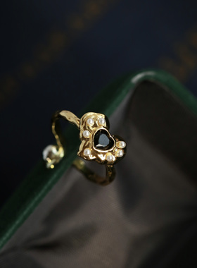 S925银戒指可调节食指戒