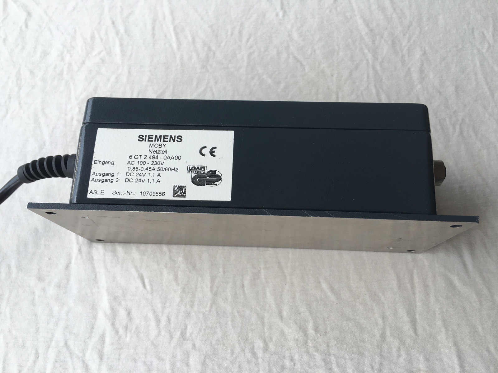 SIEMENS西门子6GT2494-0AA00双路电源AC220V输入VDC24V 1.1A输出-图1