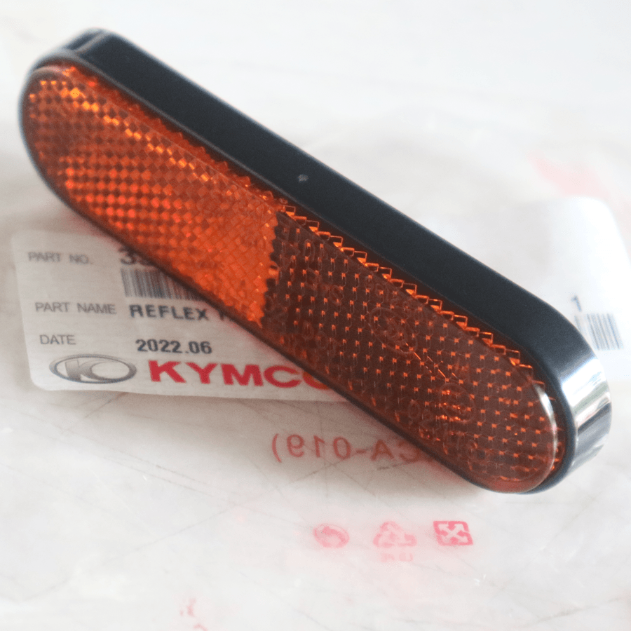 光阳摩托XCITING S400i台湾赛艇S400反光片反光盘反射片支架 - 图1