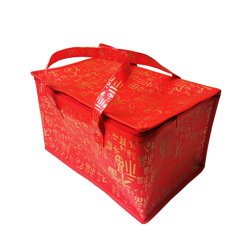 现货手提保温袋无纺布覆膜百福字样保温包环保铝箔保鲜袋冷藏冰包,淘宝优惠券,粉丝福利购,淘宝优惠卷