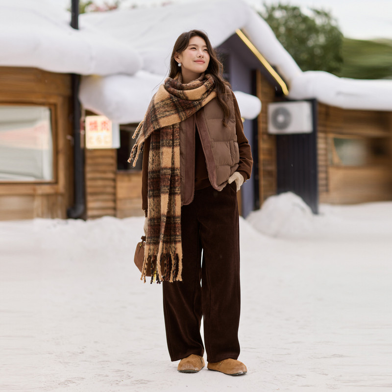 【松果】毛领加厚百搭叠穿棉服马甲纤莉秀大码女装胖mm2025冬新款,淘宝优惠券,粉丝福利购,淘宝优惠卷