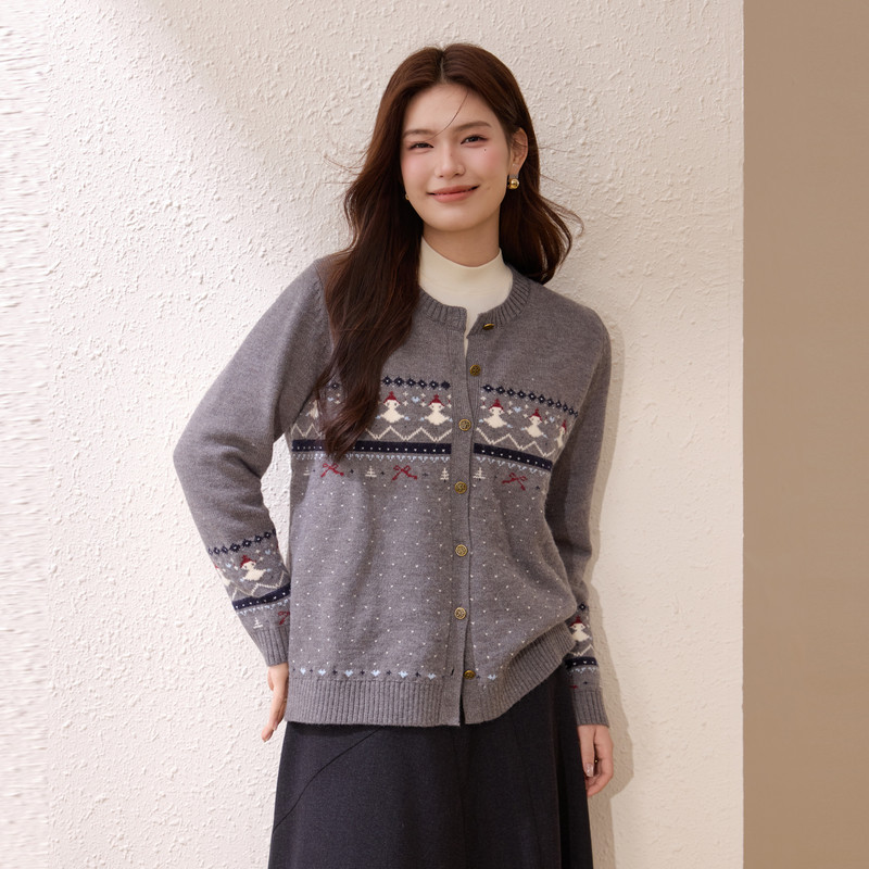 【费尔岛】新年红聚会拜年套头毛衣纤莉秀大码女装胖mm2026春新款,淘宝优惠券,粉丝福利购,淘宝优惠卷