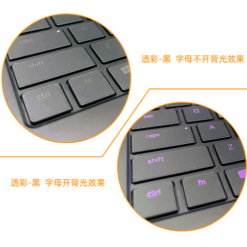 适用苹果MacBook Air13.6Pro14/16寸键盘贴纸Air13.3/15寸笔记本M2电脑键盘透明按键贴膜mac透光防胞浆A2941 - 图3