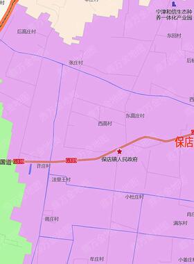 今年新德州市宁津县地图行政交通线路分布防水贴图街道市区