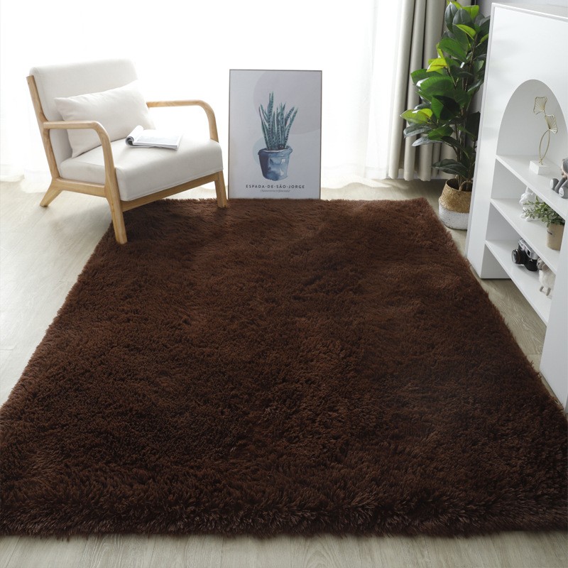 Fluffy Area Rugs for Bedroom Shaggy Floor Mat Carpet 地毯垫 - 图0