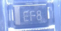 EFM108 全新600V 1A   DO-214AC SMA 丝印:EF8 快恢复整流二极管 - 图0