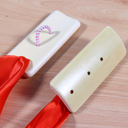 儿童红绸快板初学入门专业口才快板小学生幼儿园竹板成人响板乐器