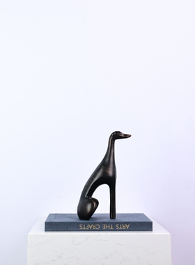 中古风复古风金属动物创意装饰摆件样板间售楼处抽象小众马摆件