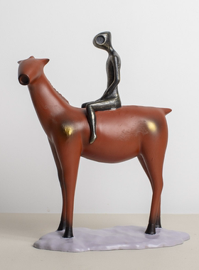 现代简约天然石材创意摆件