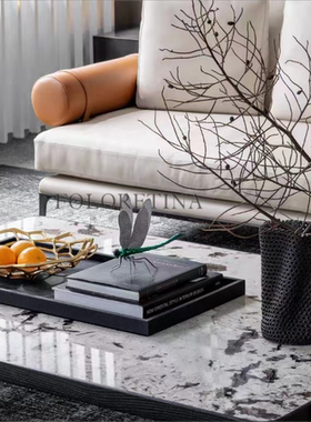 现代轻奢金属昆虫蜻蜓创意摆件样板房客厅茶几桌面书镇装饰品摆设