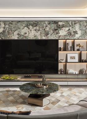 现代轻奢样板房酒店展示柜